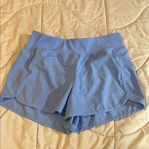 Reebok Blue Athletic Shorts with Moisture-Wicking Fabric